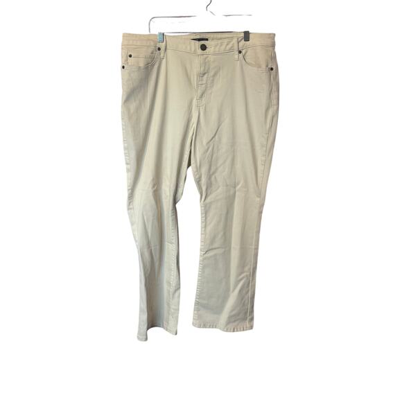 Simply Vera Wang Cream colored jeans 18s bootcut - Picture 1 of 6